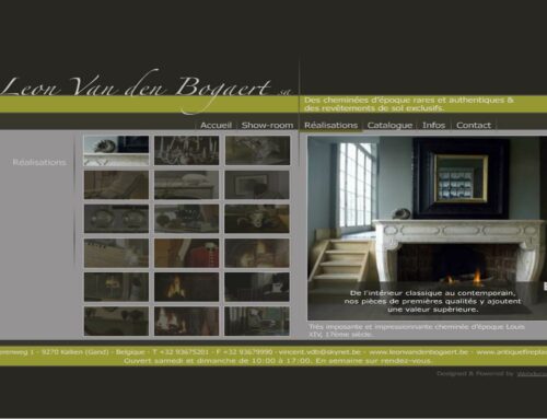 Conception de site web Leon Van Den Bogaert